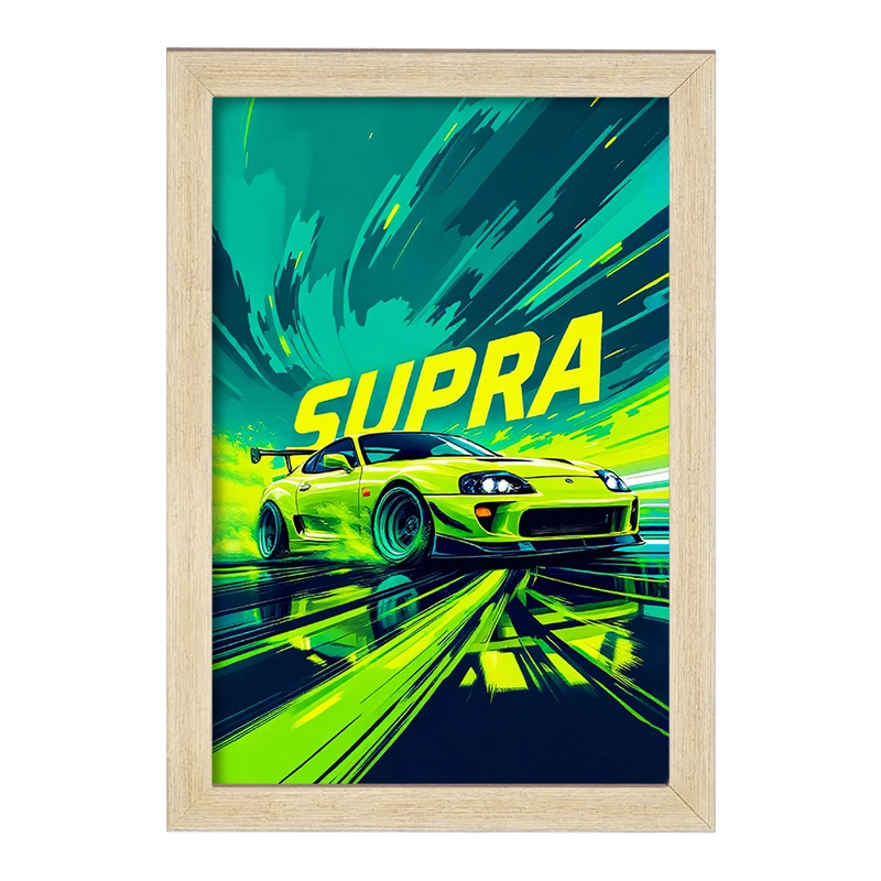 تابلو خندالو طرح تویوتا (Toyota Supra) کد F13731