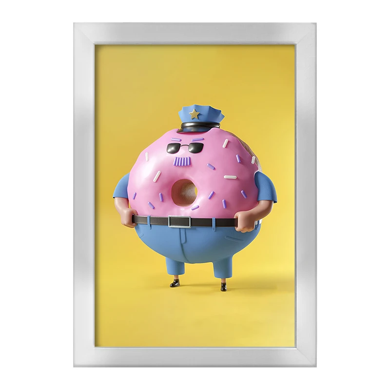 تابلو خندالو طرح دونات بامزه کد F3362