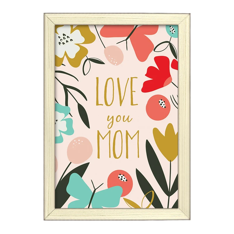 تابلو خندالو طرح دوستت دارم مامان کد 8392