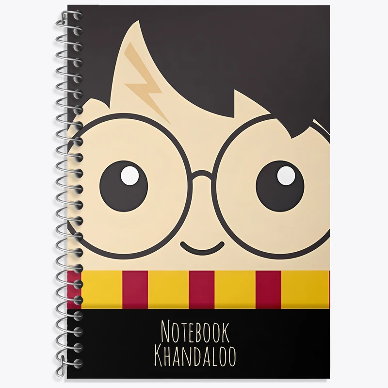 دفتر نت موسیقی 50 برگ خندالو طرح هری پاتر (Harry Potter) کد N7213