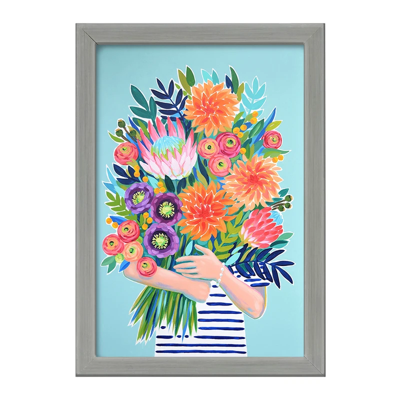 تابلو خندالو طرح گل کد 8398