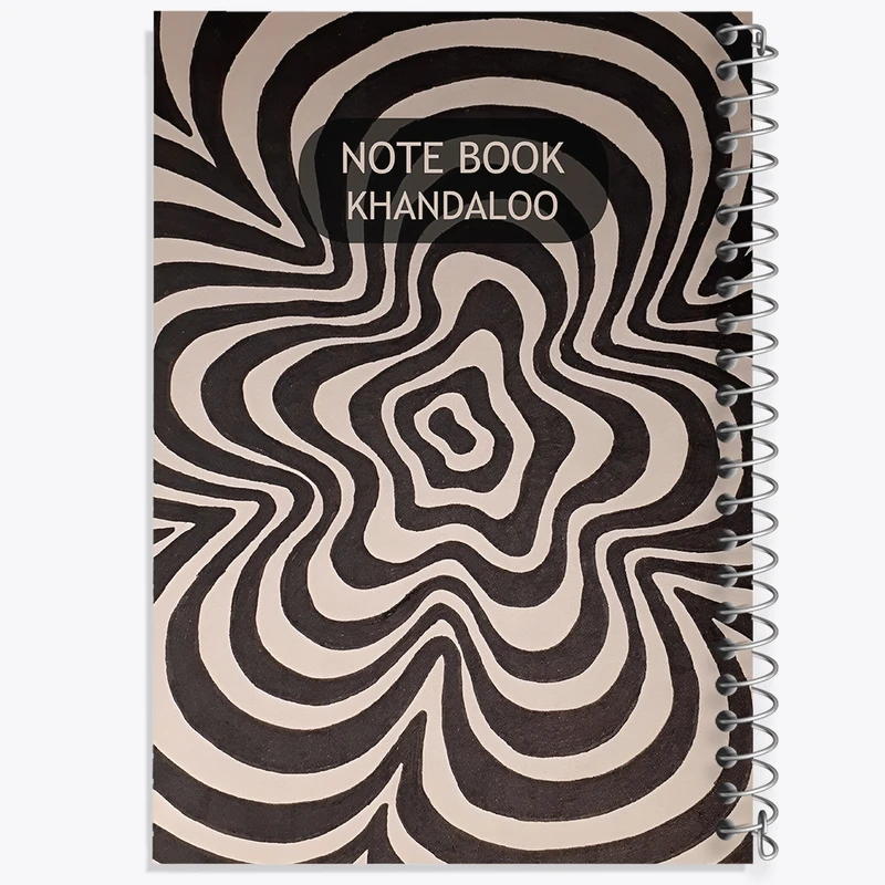 دفتر طراحی 50 برگ خندالو طرح گل مینیمال کد N2743