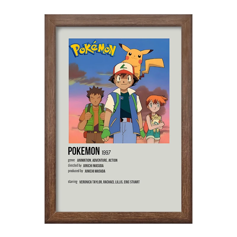 تابلو خندالو طرح انیمه پوکمون (pokemon) کد F13181