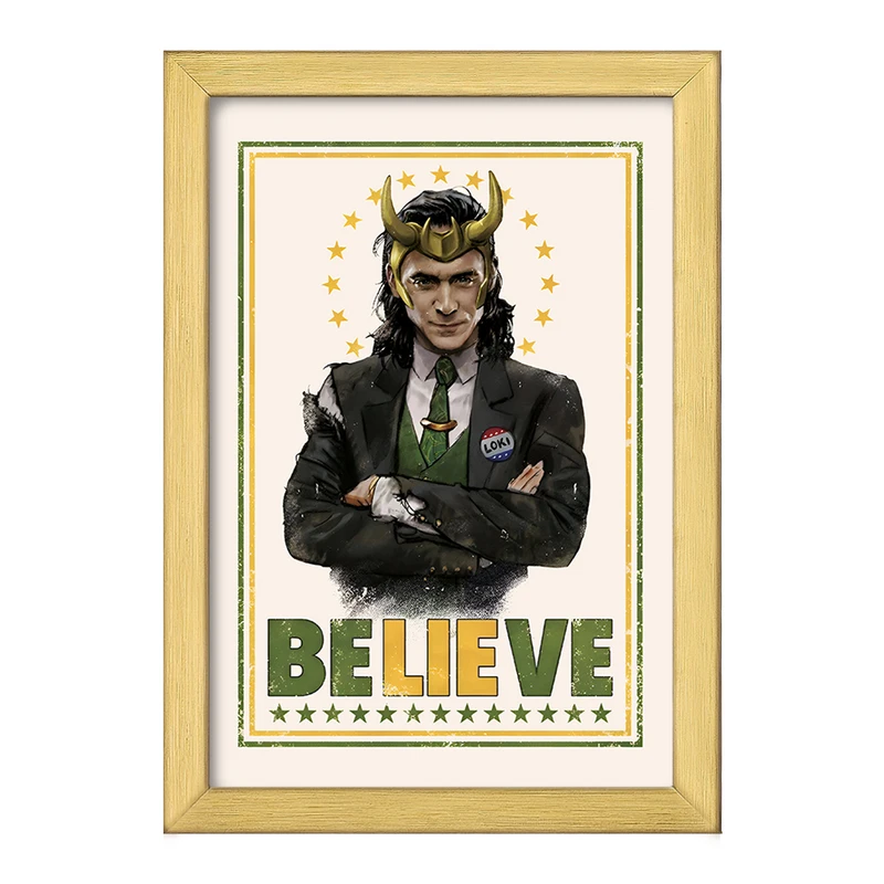 تابلو خندالو طرح لوکی (Loki) کد F10504