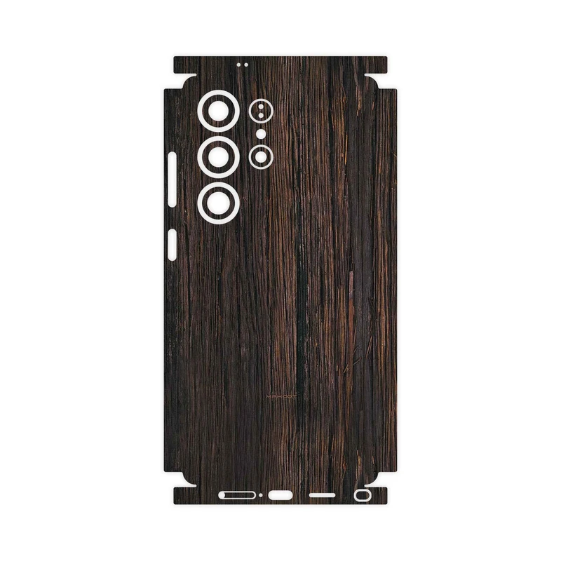 برچسب پوششی ماهوت مدل Burned_Wood-FullSkin مناسب برای گوشی موبایل سامسونگ Galaxy S25 Ultra