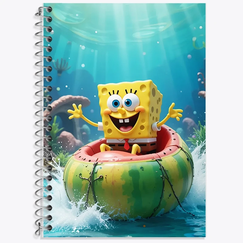 دفتر لغت 50 برگ خندالو طرح باب اسفنجی کد F13696