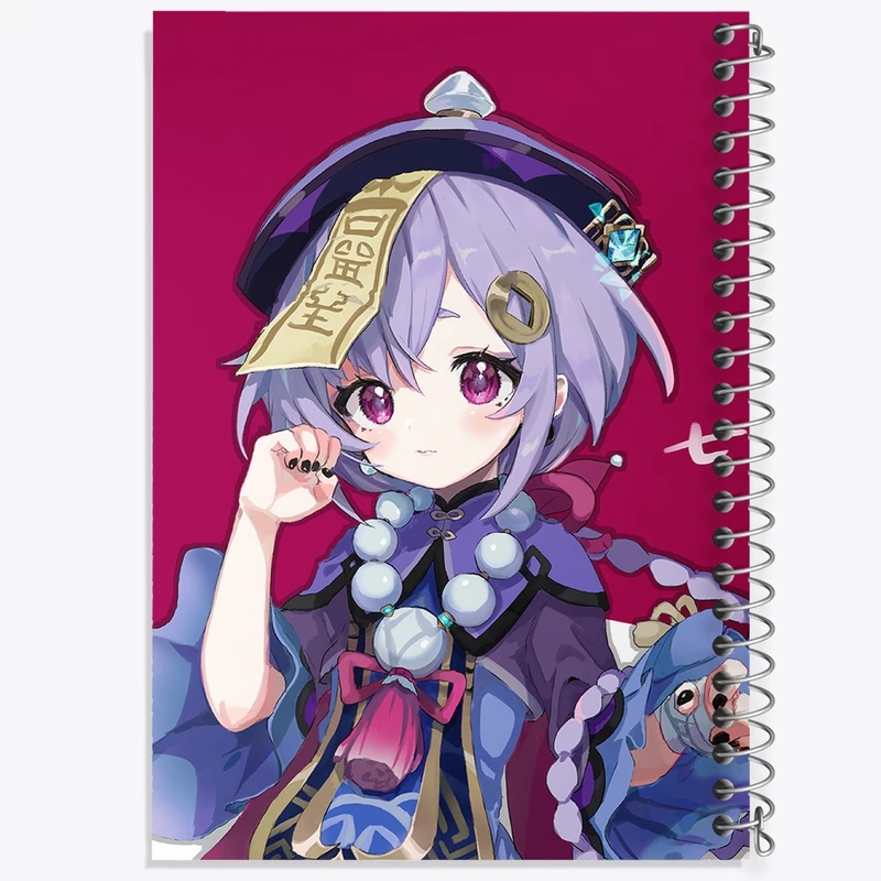 دفتر طراحی 50 برگ خندالو طرح بازی گنشین ایمپکت Genshin Impact کد 25669