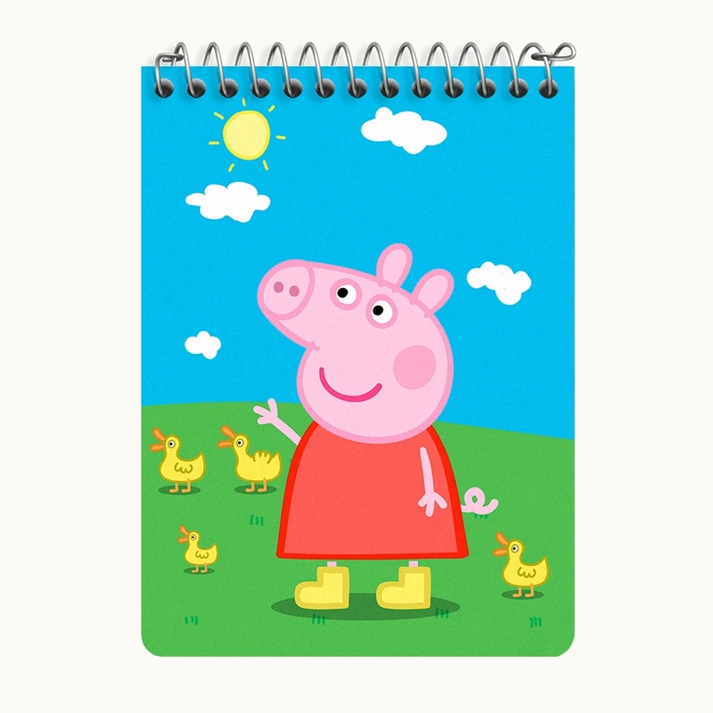 دفتر یادداشت 50 برگ خندالو طرح انیمیشن پپا پیگ (Peppa Pig) کد N9246