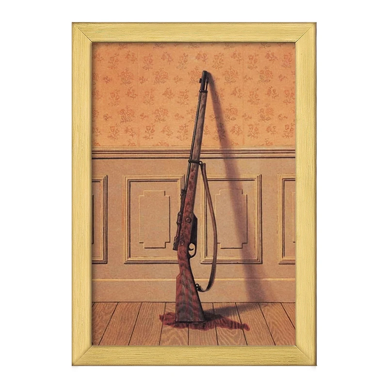 تابلو خندالو طرح نقاشی بازمانده اثر رنه ماگریت کد F12444