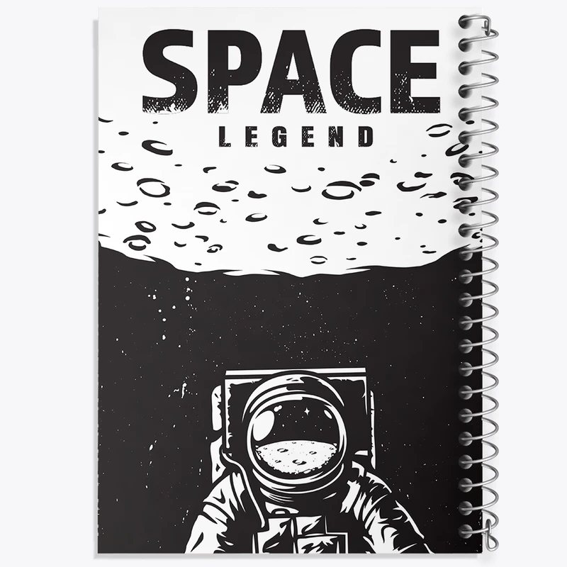 دفتر طراحی 50 برگ خندالو طرح فضایی کد F2292