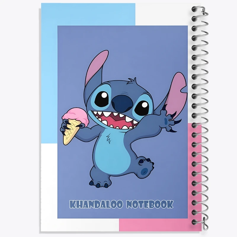 دفتر ژورنال نویسی 50 برگ خندالو مدل نقطه ای طرح استیچ کد N6937