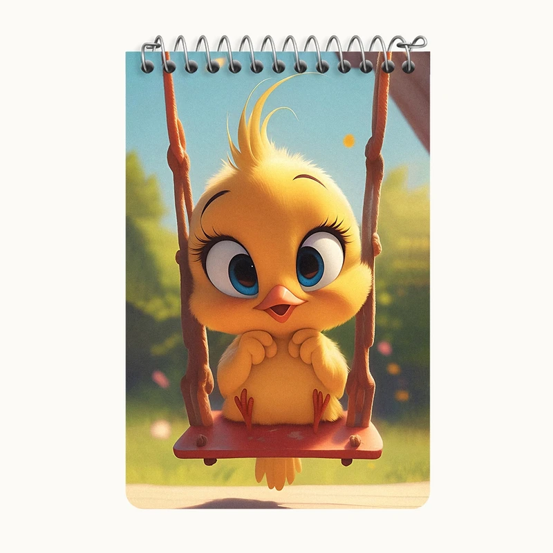 دفتر یادداشت 50 برگ خندالو طرح جوجه بامزه کد F6250