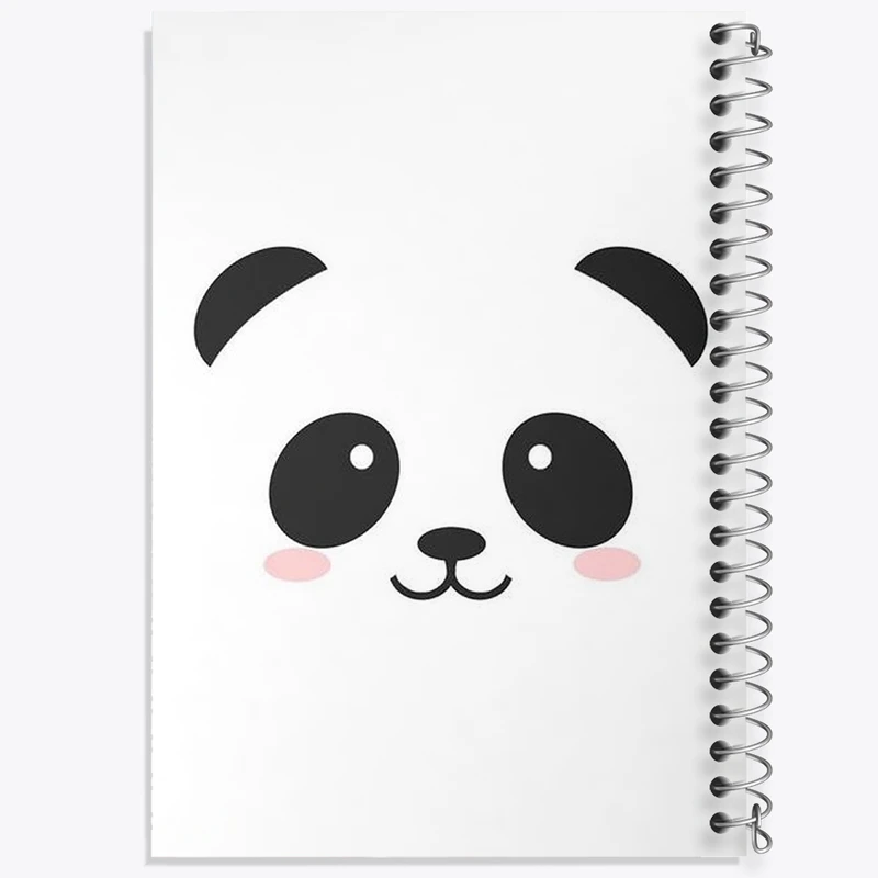 دفتر طراحی 50 برگ خندالو طرح پاندای کیوت کد N1948