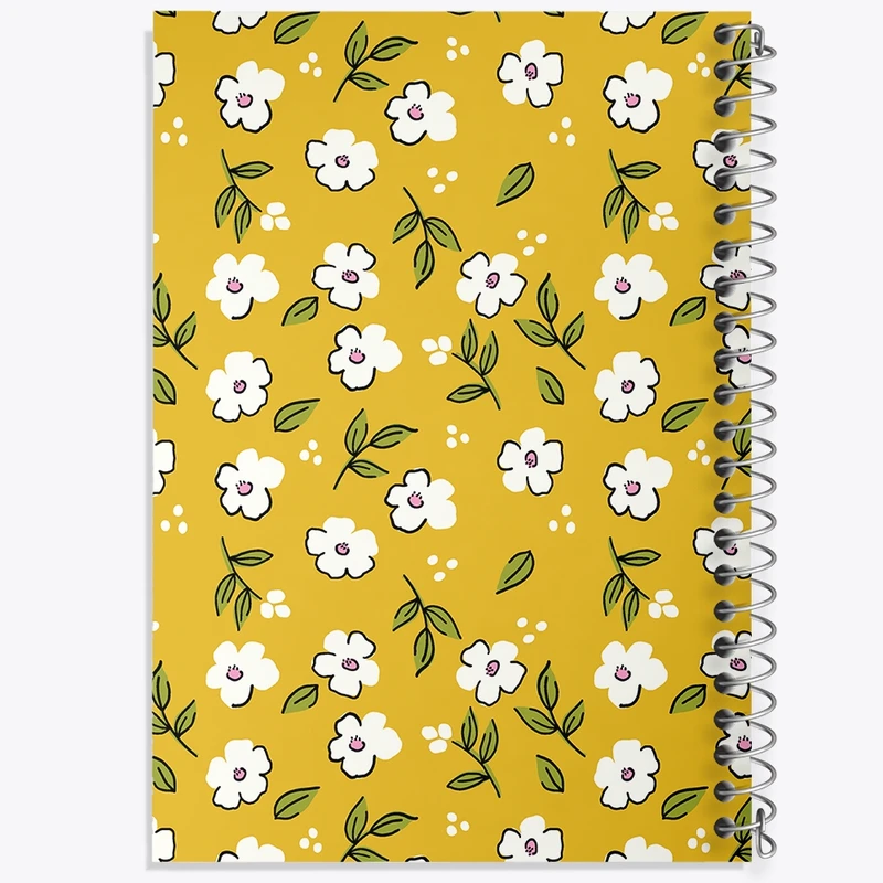 دفتر طراحی 50 برگ خندالو طرح گل گلی کد N722