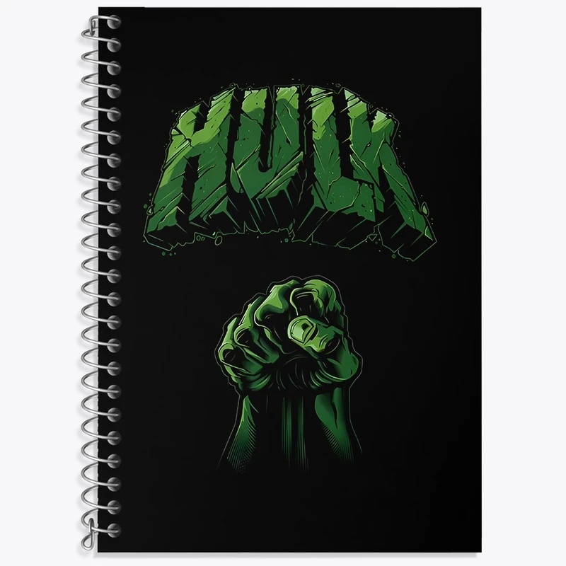 دفتر لغت 50 برگ خندالو طرح هالک مارول (Marvel) کد F4616