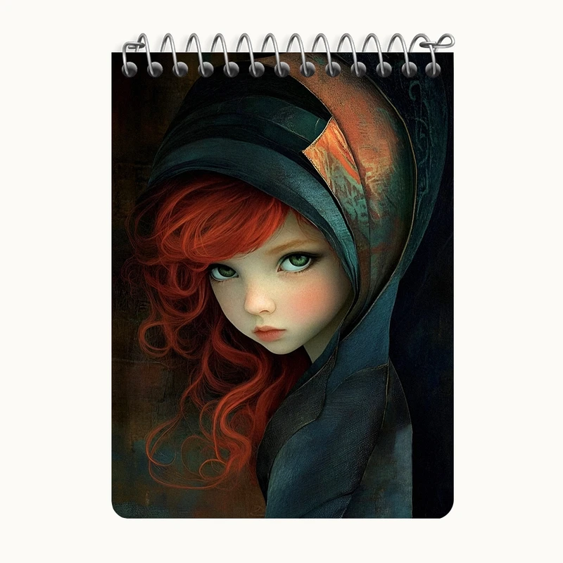 دفتر یادداشت 50 برگ خندالو طرح دخترانه کد N9382