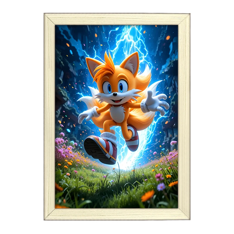 تابلو خندالو طرح سونیک (Sonic) کد F12646