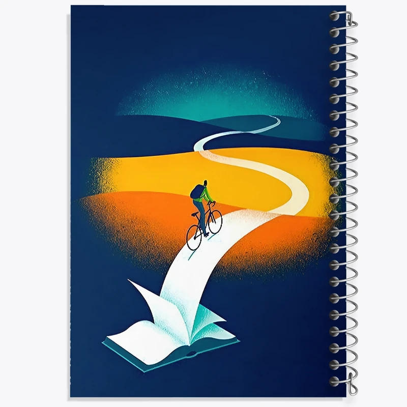 دفتر لیست خرید 50 برگ خندالو طرح مسیر کد F8924