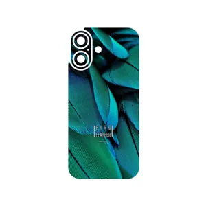 MAHOOT Green Feather Cover Sticker for Apple iPhone 17