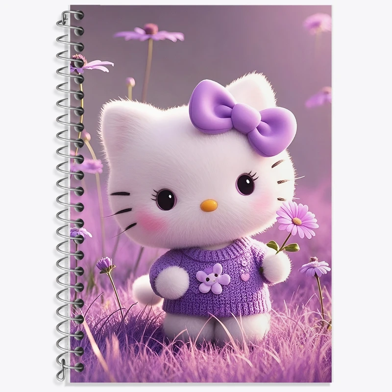 دفتر لغت 50 برگ خندالو طرح هلو کیتی کد F10314