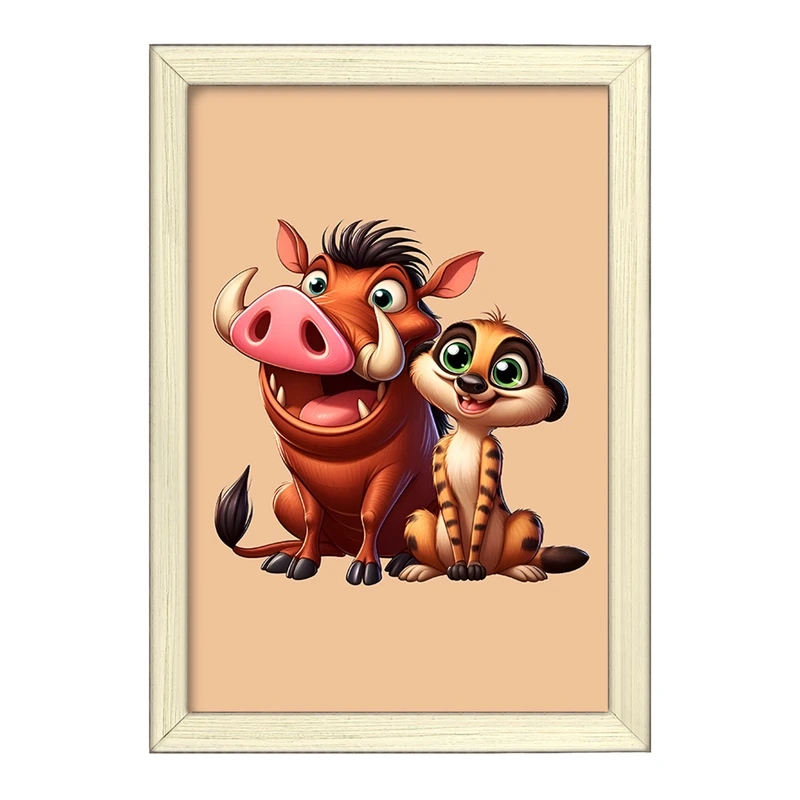 تابلو خندالو طرح شیر شاه کد F7679