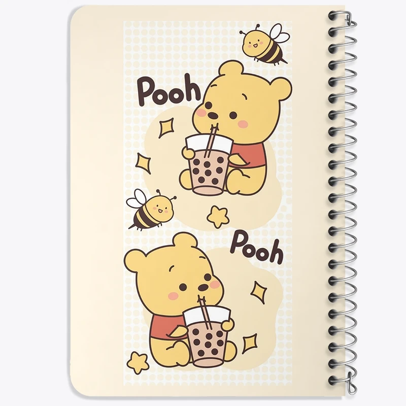 دفتر یادداشت 50 برگ خندالو طرح خرس پو (Winnie the Pooh) کد N1884