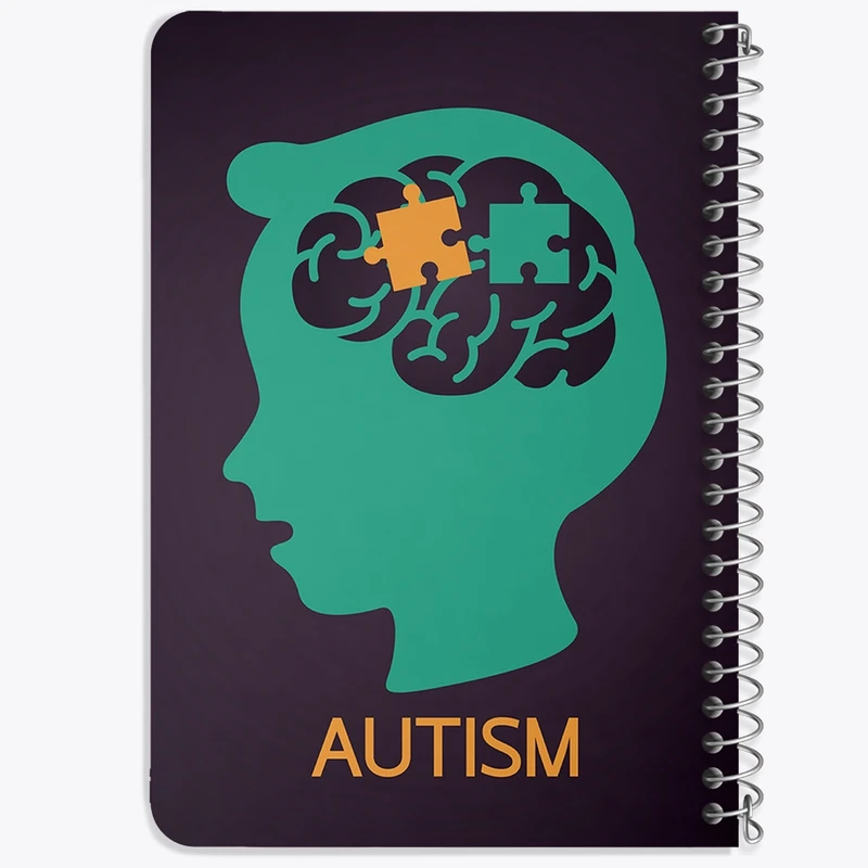 دفتر یادداشت 50 برگ خندالو طرح اتیسم Autism کد 26740