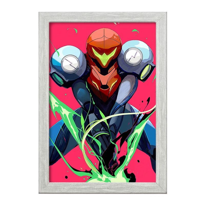 تابلو خندالو طرح بازی متروید (Metroid) کد 35679