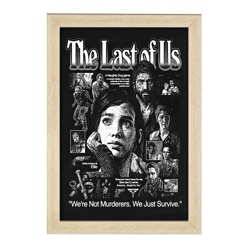 تابلو خندالو طرح لست آف آس (The Last Of Us) کد F13502