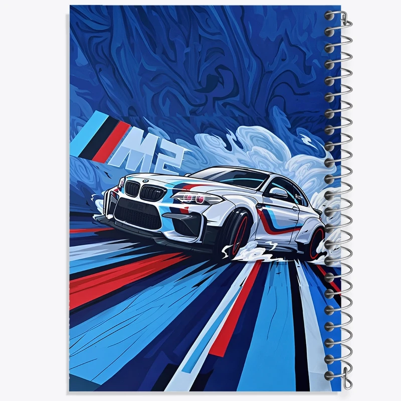 دفتر لیست خرید 50 برگ خندالو طرح ماشین مسابقه کد F4181