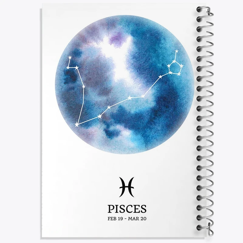 دفتر طراحی 50 برگ خندالو طرح ماه تولد اسفند کد F11376