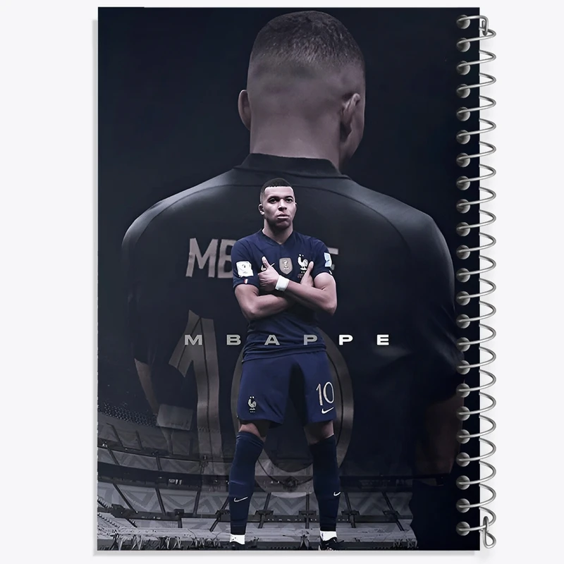 دفتر ژورنال نویسی 50 برگ خندالو مدل نقطه ای طرح کیلیان امباپه کد F14270