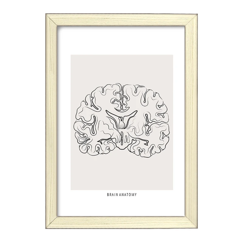 تابلو خندالو طرح آناتومی مغز (Brain Anatomy) کد F13892