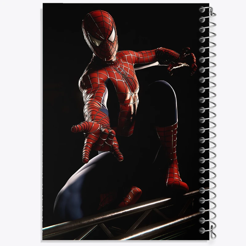 دفتر مشق 50 برگ خندالو طرح مرد عنکبوتی (Spider Man) کد F3952