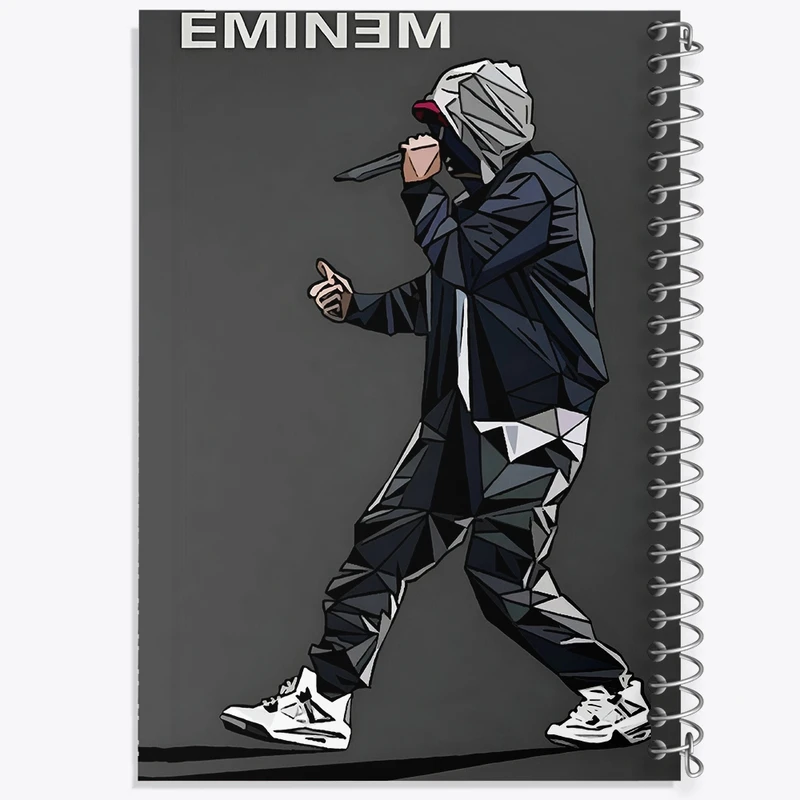 دفتر طراحی 50 برگ خندالو طرح امینم (Eminem) کد F4632