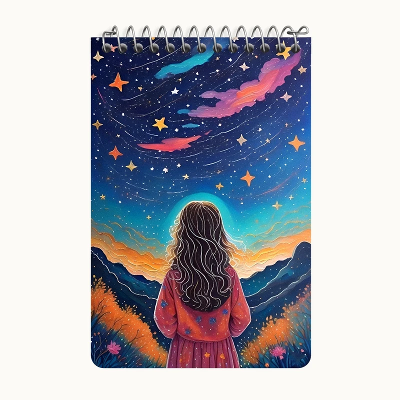 دفتر یادداشت 50 برگ خندالو طرح دخترانه کد F11072