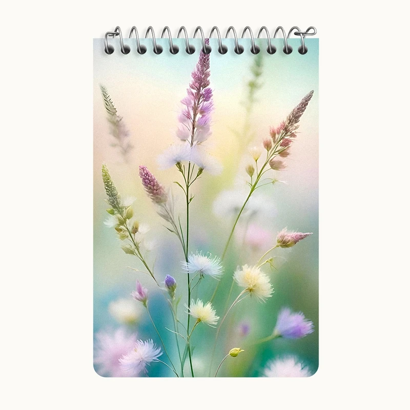 دفتر یادداشت 50 برگ خندالو طرح گل کد F10912