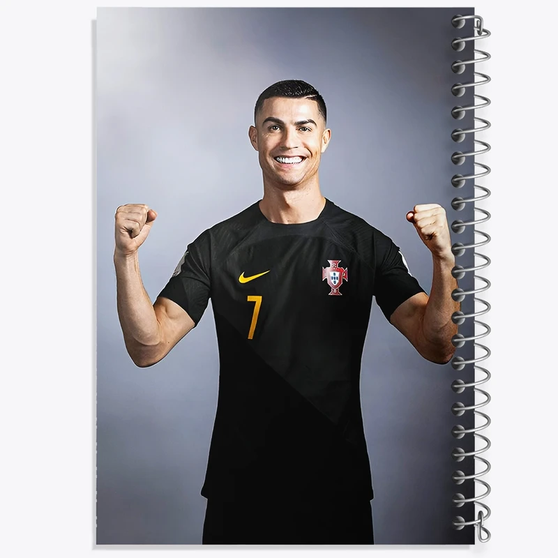 دفتر طراحی 50 برگ خندالو طرح کریستیانو رونالدو کد F14265