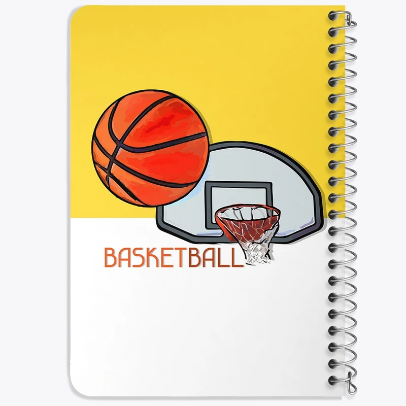دفتر یادداشت 50 برگ خندالو طرح بسکتبال Basketball کد 26474