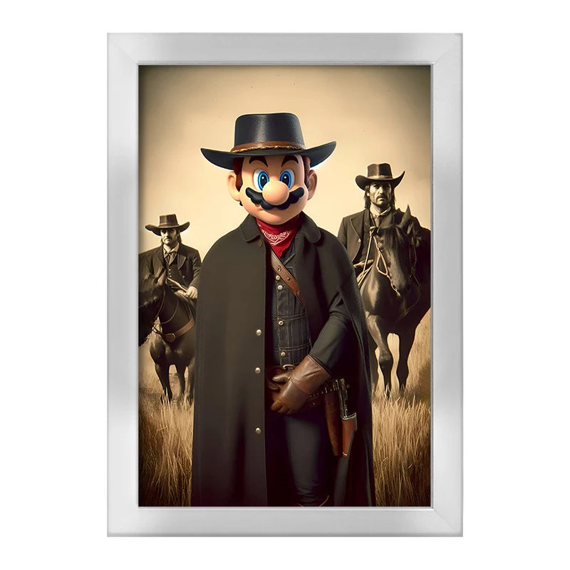 تابلو خندالو طرح سوپر ماریو (Super Mario) کد F10568