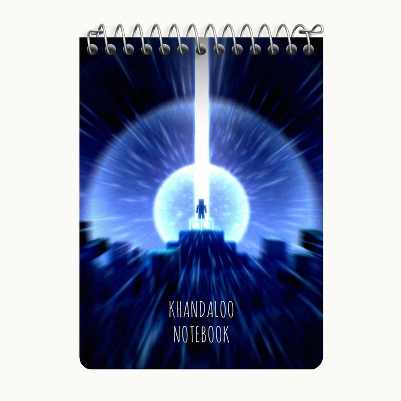 دفتر یادداشت 50 برگ خندالو طرح بازی ماینکرافت (Minecraft) کد N8757