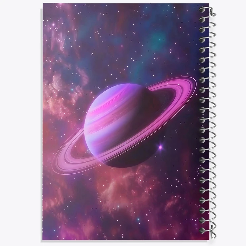 دفتر طراحی 50 برگ خندالو طرح کهکشان کد F10104