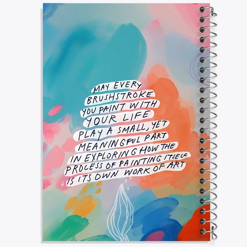 دفتر طراحی 50 برگ خندالو طرح انگیزشی کد F1756