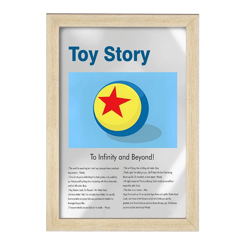 تابلو خندالو طرح داستان اسباب بازی (Toy Story) کد F13854