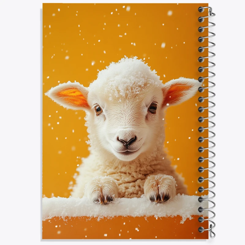 دفتر مشق 50 برگ خندالو طرح گوسفند کد F10037