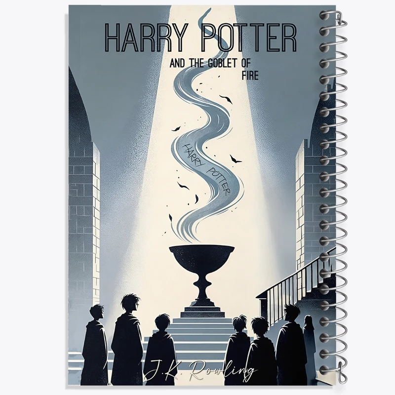 دفتر شطرنجی 50 برگ خندالو طرح هری پاتر (Harry Potter) کد F14159