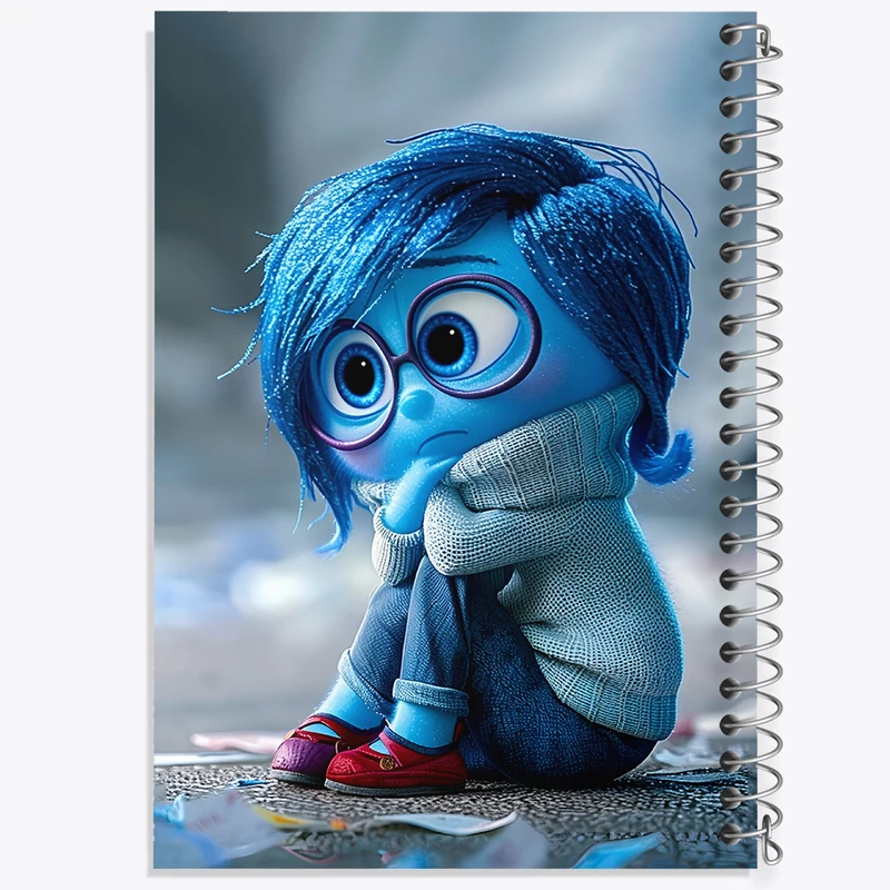 دفتر مشق 100 برگ خندالو طرح شخصیت غم اینساید اوت کد F3347