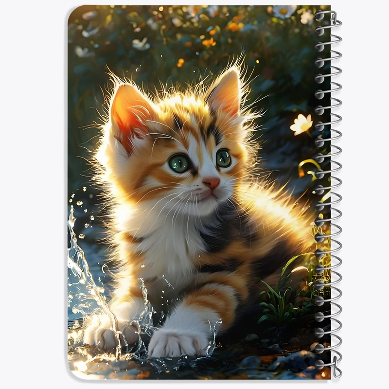 دفتر یادداشت 50 برگ خندالو طرح گربه کد F9468