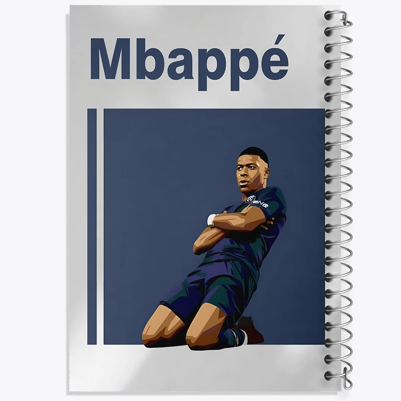 دفتر نقاشی 50 برگ خندالو طرح کیلیان امباپه کد F13874