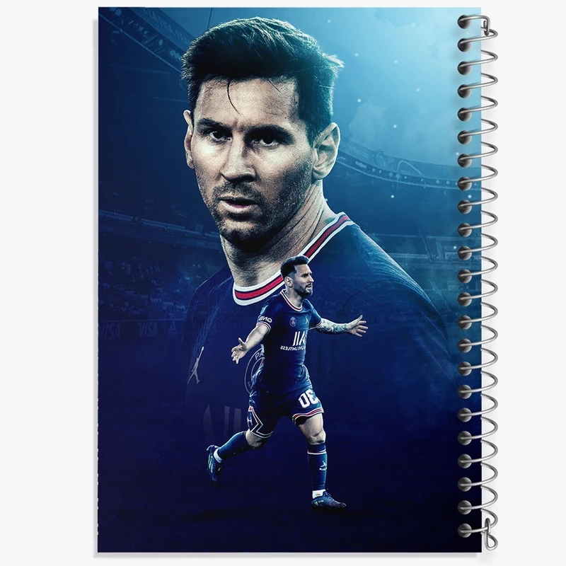 دفتر طراحی 50 برگ خندالو طرح لیونل مسی کد F2153
